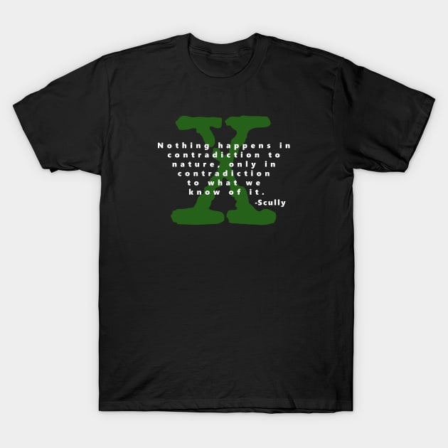 Scully's Wisdom T-Shirt by ZeroMayhem